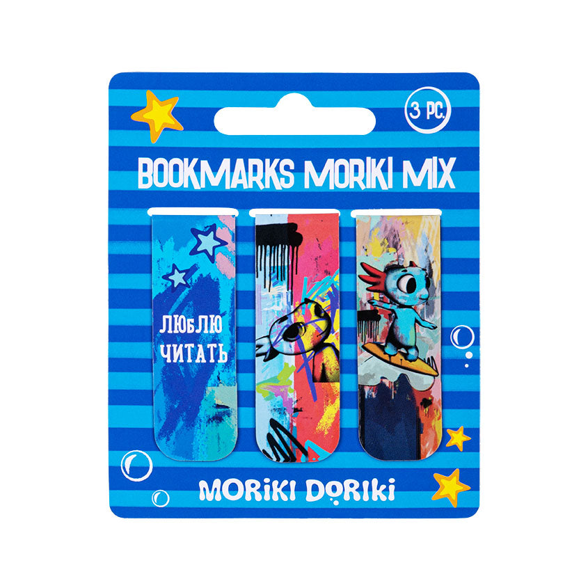 MORIKI DORIKI Bookmarks MORIKI MIX, 3 pc.