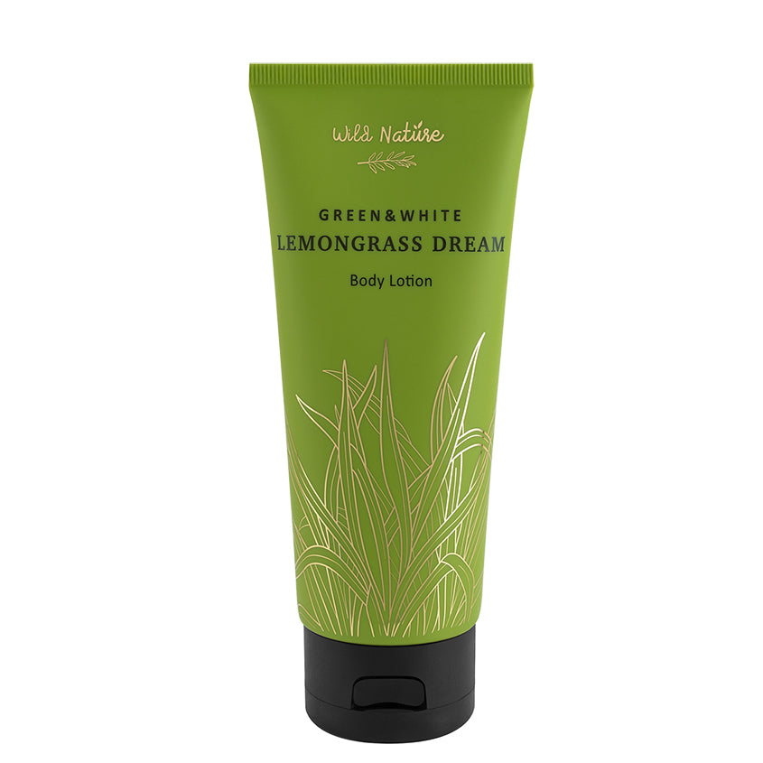 WILD NATURE GREEN & WHITE LEMONGRASS DREAM BODY LOTION, 150 ml