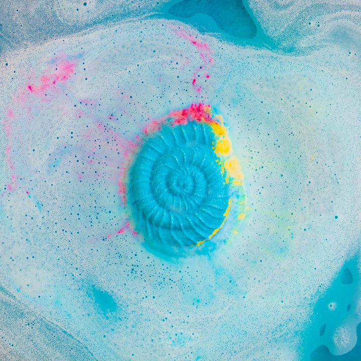Bubbling ball for baths BLUE SHELL, 95 g