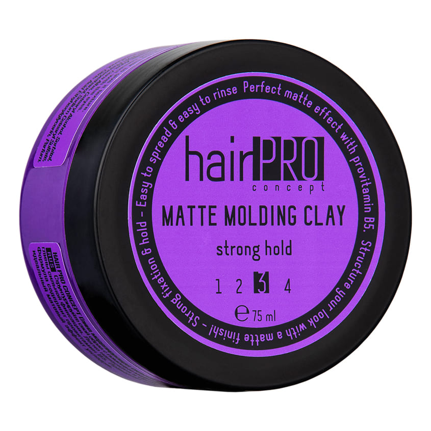 HAIR PRO CONCEPT هير برو كونسبت مات مولدينج كلاي سترونج هولد، 75 مل