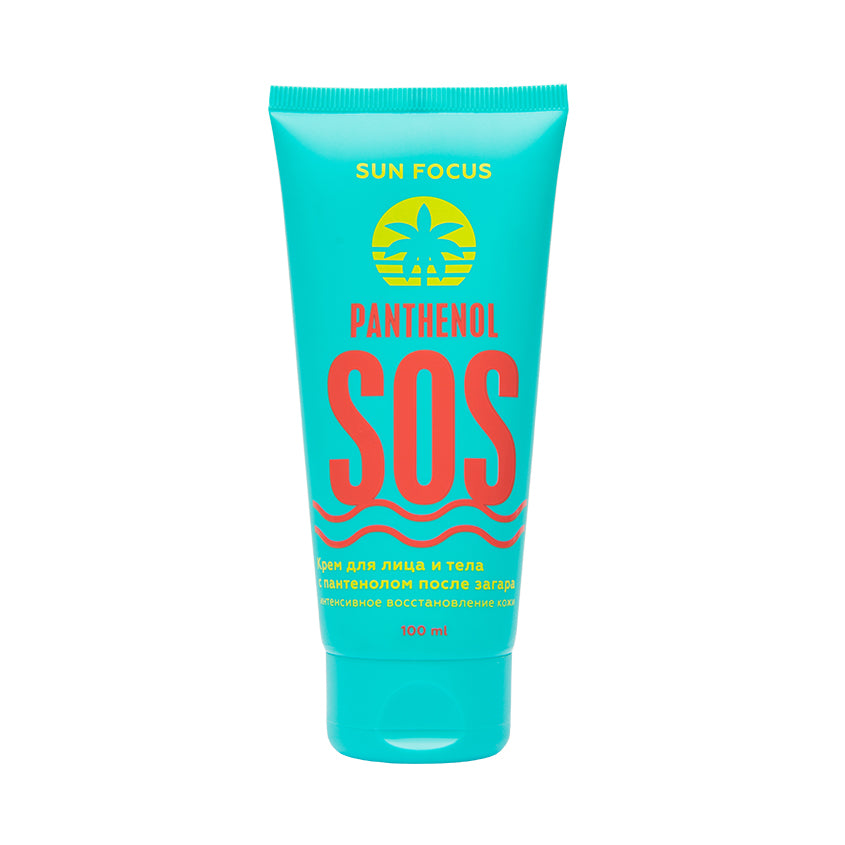 SUN FOCUS SOS face and body cream with panthenol after sunbathing, 100 ml