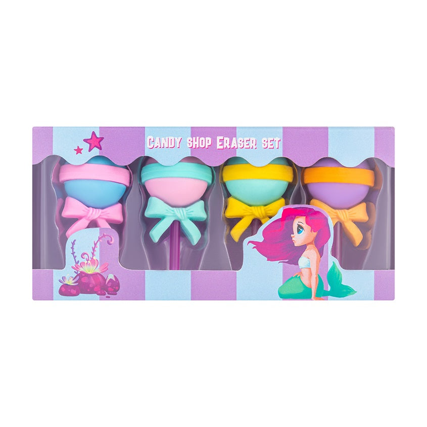 MORIKI DORIKI Candy shop Eraser set, 4pc.