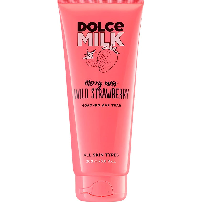 DOLCE MILK دولتشي ميلك بودي ميلك "ميري ميس وايلد ستروبيري"، 200 مل