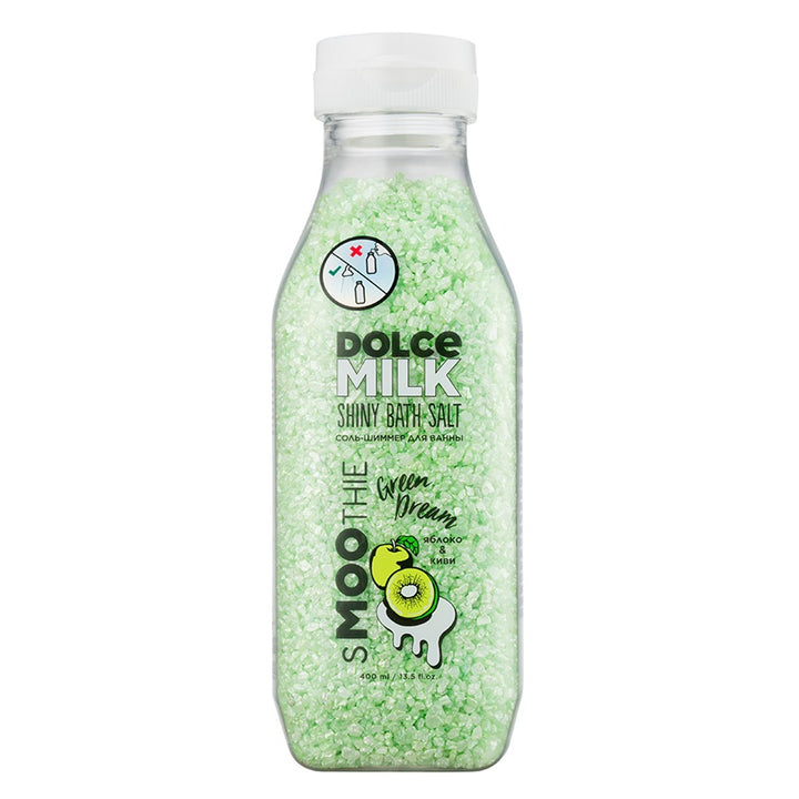 Shiny bath salt GREEN DREAM, 400 ml