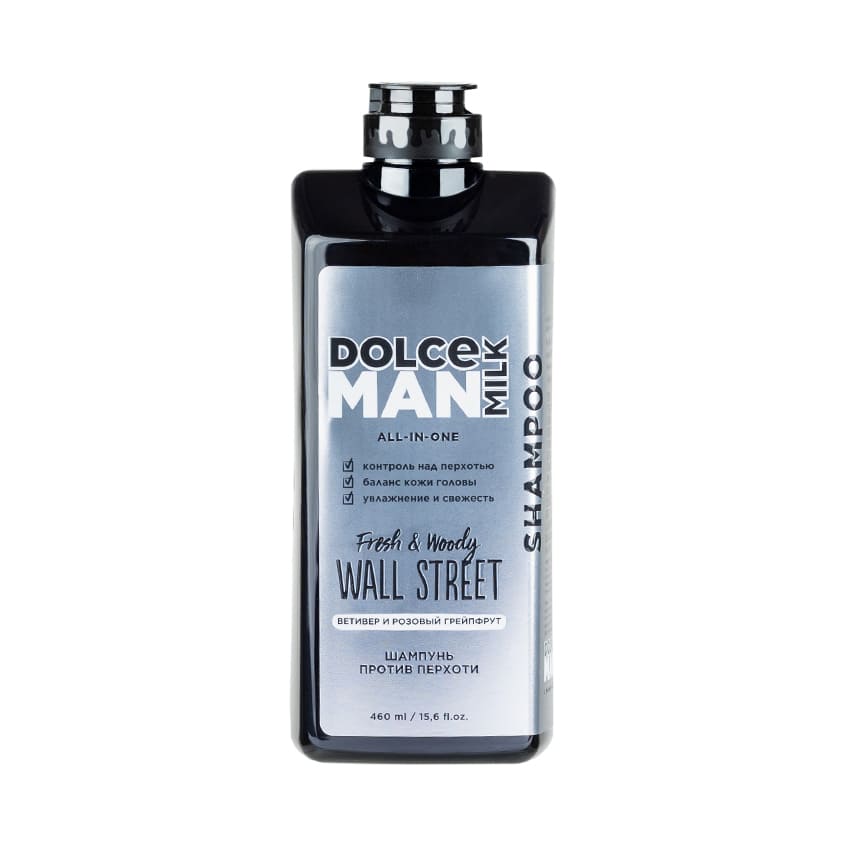 DOLCE MILK Dandruff shampoo WALL STREET, 460 ml