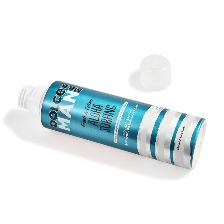 Shaving foam for sensitive skin Aloha Surfing 250 ml