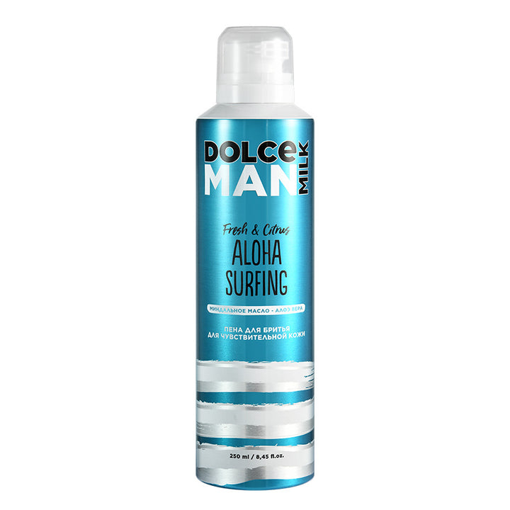 Shaving foam for sensitive skin Aloha Surfing 250 ml