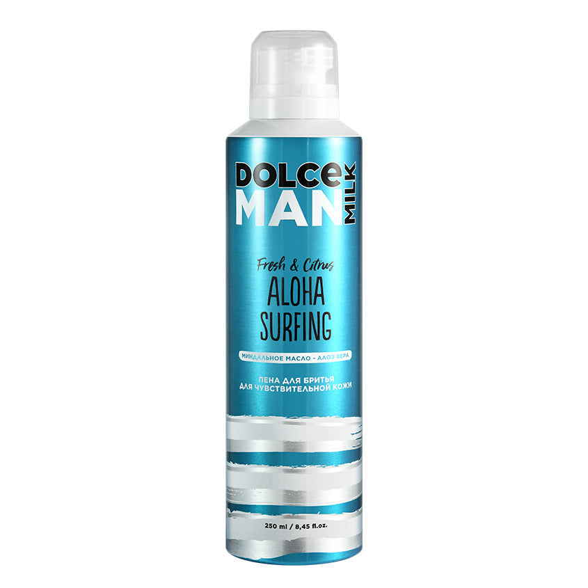 Shaving foam for sensitive skin Aloha Surfing 250 ml