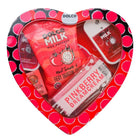 DOLCE MILK Set 237 (wet wippers+lip gloss Strawberry+handytizer Tomato,Rhubarb+Bath bomb PINKBERRY) – free delivery