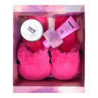 DOLCE MILK Set 242 (slippers + foot cream Fig Bombe + hand cream Fairy Berries 75 ml) box – buy online