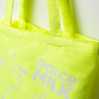 Fabric bag DM size 40x35 sm, neon green Fun