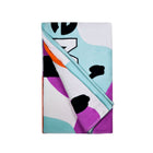 Set 273 (bathrobe + towel spots  orange/violete)box