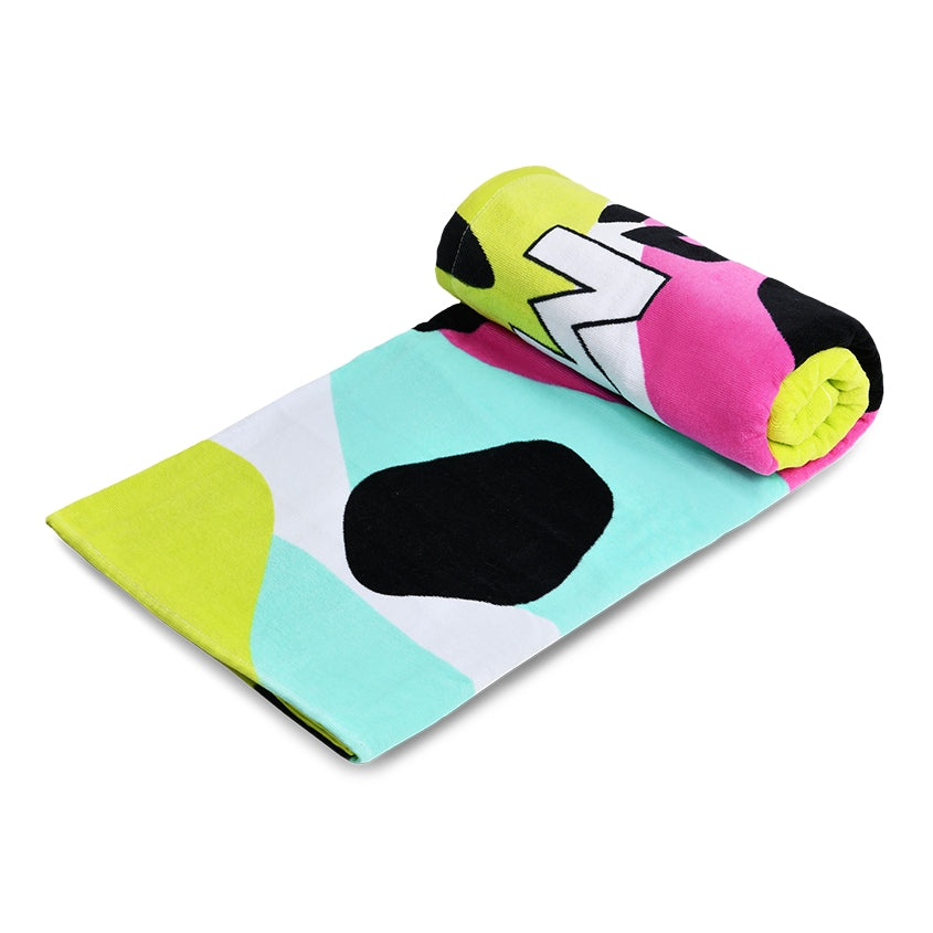Set 274(bathrobe + towel  spots pink/blure)box