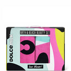 Set 274(bathrobe + towel  spots pink/blure)box
