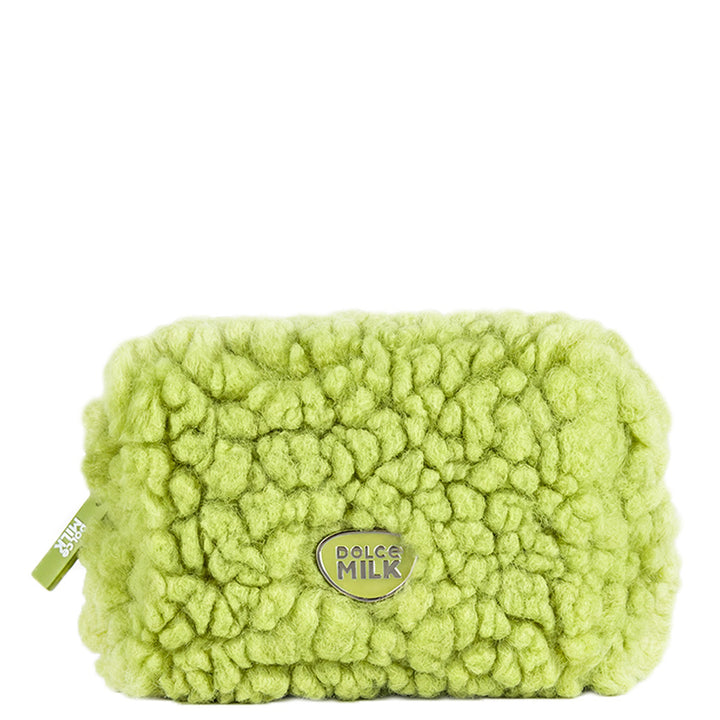 Cosmetic bags Cosmetic bag DM, size 19x13sm, green Plush