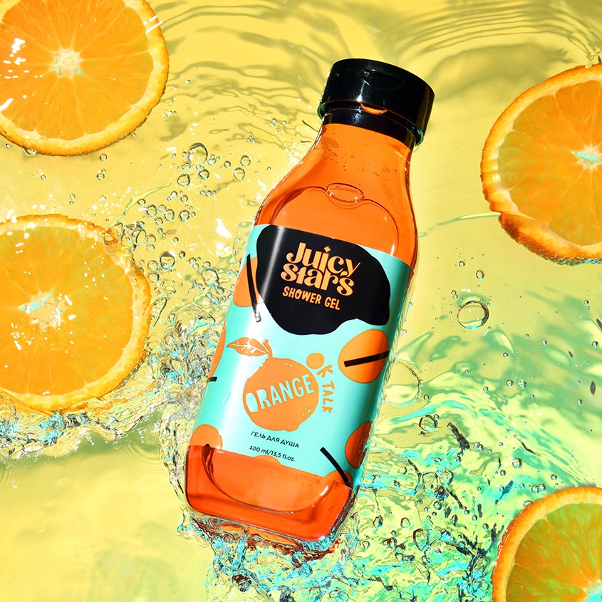 JUICY STARS جل الاستحمام أوك توك البرتقالي