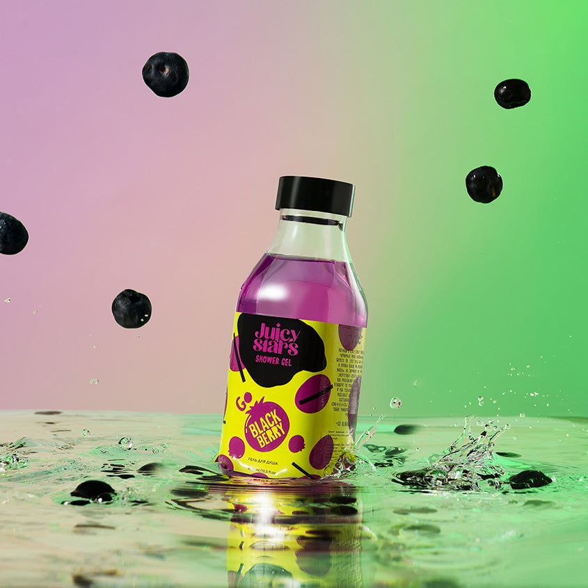 JUICY STARS Shower gel «GO BLACKBERRY» – free delivery