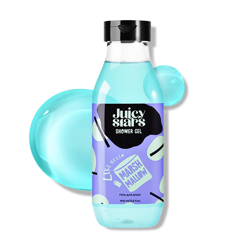 JUICY STARS جل الاستحمام مثل هالو مارشميلو