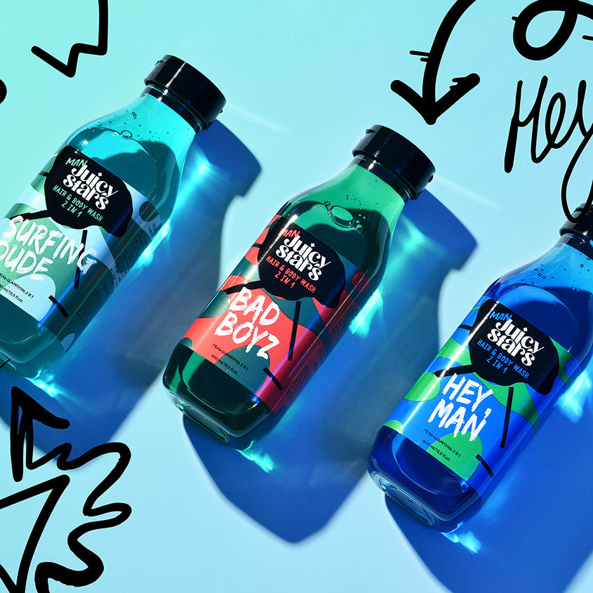 JUICY STARS Hair & body wash 2 in 1 «BAD BOYZ» – buy online