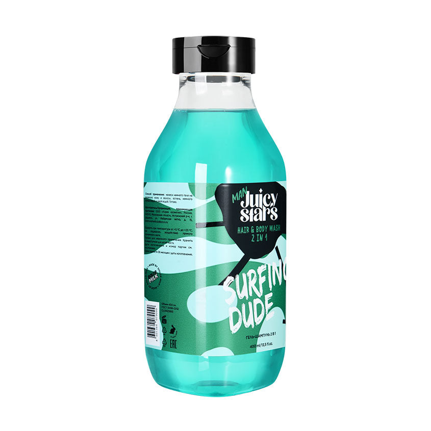 JUICY STARS Hair & body wash 2 in 1 «SURFING DUDE»