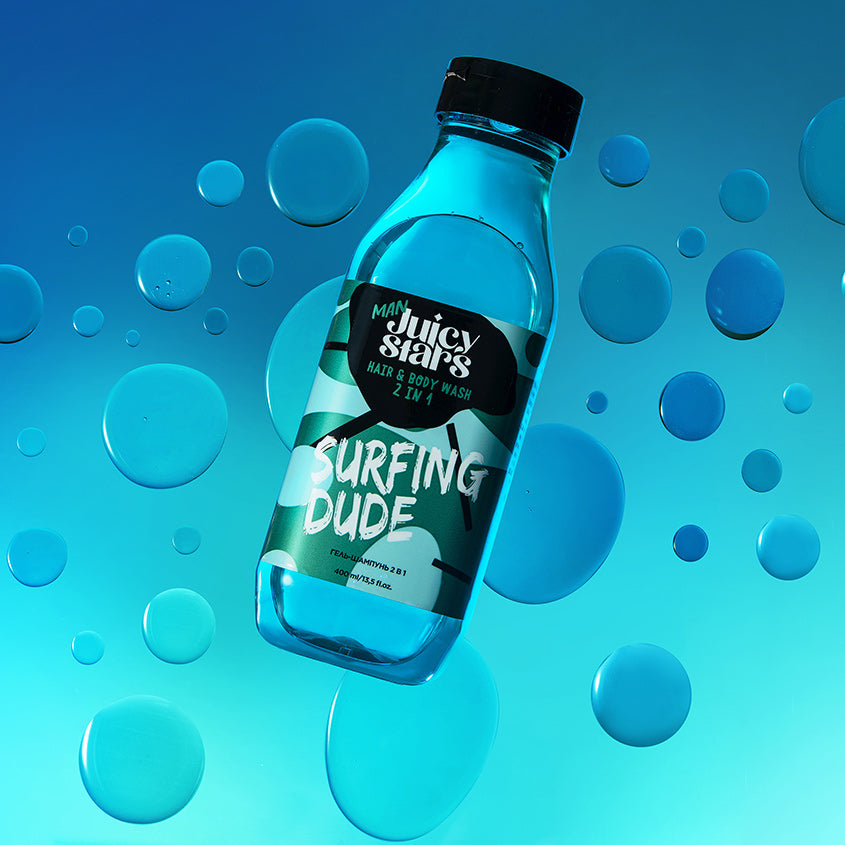 JUICY STARS Hair & body wash 2 in 1 «SURFING DUDE» – buy online