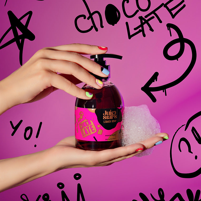 JUICY STARS Liquid soap «OH MY GOOD CHOCOLATE» – free delivery
