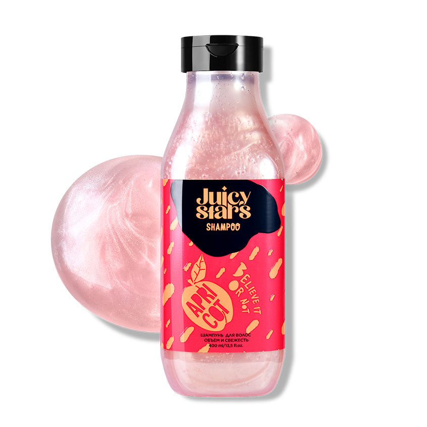 JUICY STARS Shampoo volume and freshness «BELIEVE IT OR NOT APRICOT»