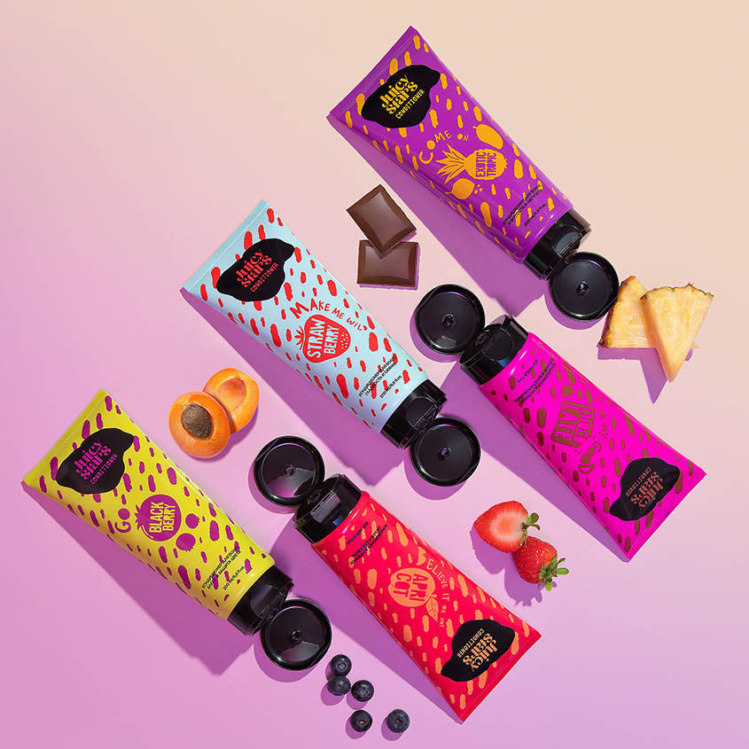 JUICY STARS Conditioner shine and color protection «GO BLACKBERRY» – online store