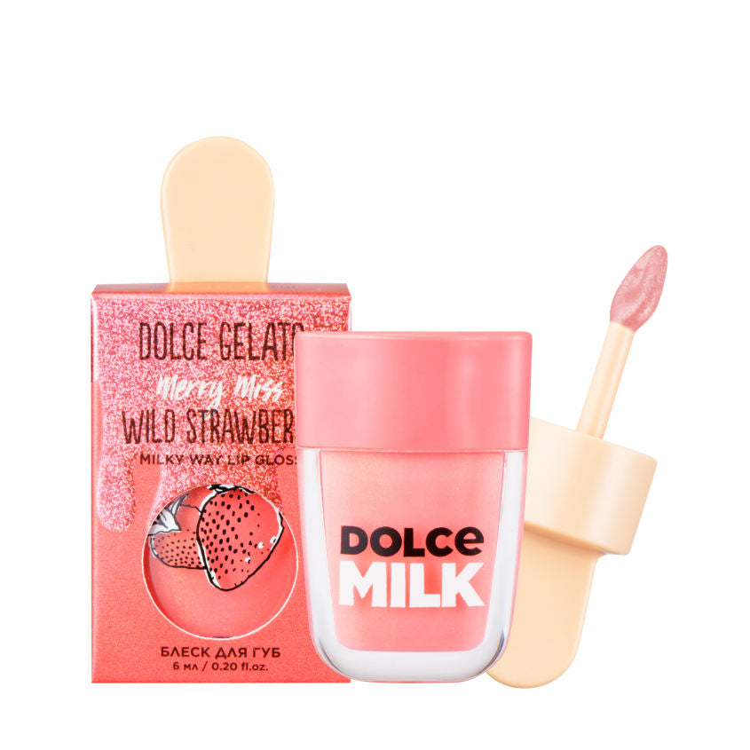 DOLCE MILK Lip gloss Merry miss wild strawberry 6 ml – free delivery
