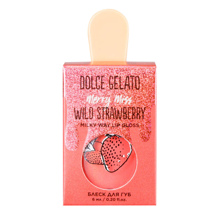 DOLCE MILK Lip gloss Merry miss wild strawberry 6 ml – online store