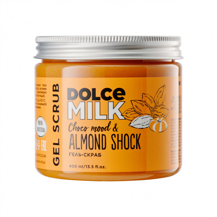 DOLCE MILK دولتشي ميلك شاور جل سكراب "تشوكو مود أند ألميند شوك"، 400 مل