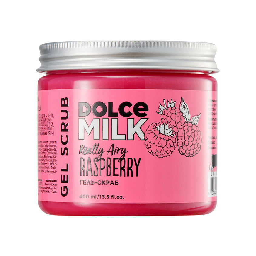 DOLCE MILK Shower gel scrub <Really airy raspberry> 400 ml