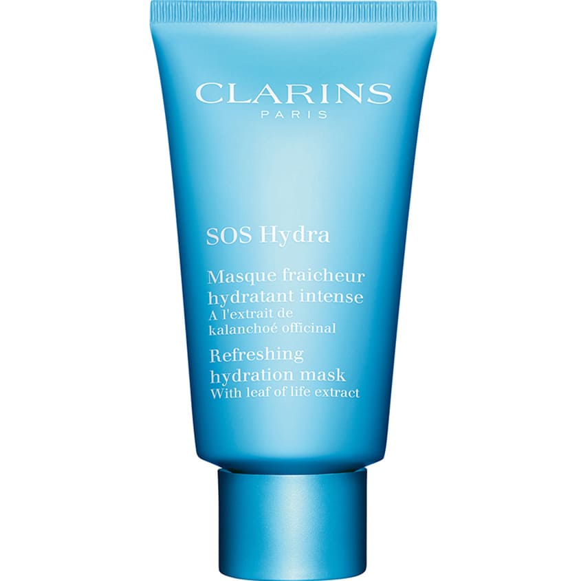 CLARINS قناع الترطيب المنعش SOS Hydra مع مستخلص الكالانشو