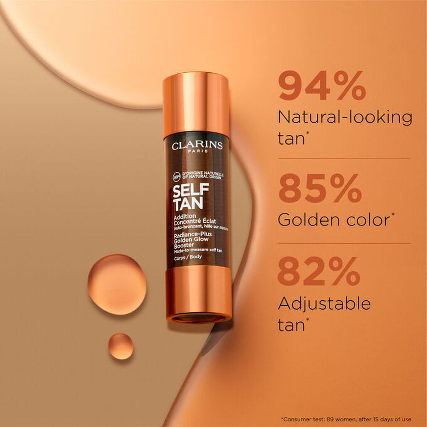 CLARINS كلارنس راديانس-بلس غولدن غلو بوستر للجسم، 30 مل