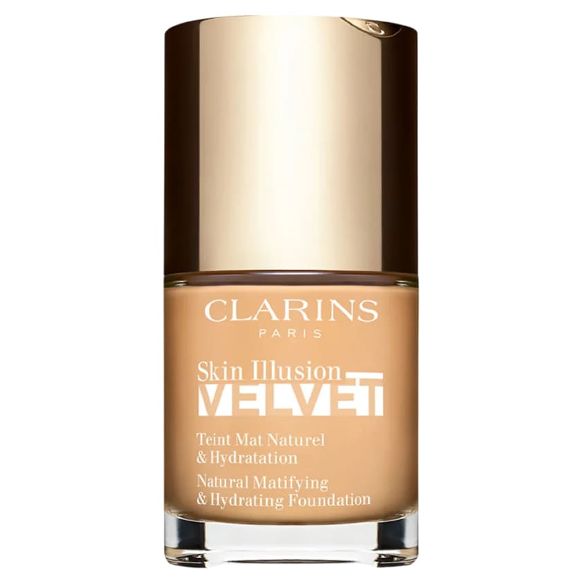 CLARINS كريم أساس Skin Illusion Velvet غير لامع ومرطب – متجر إلكتروني
