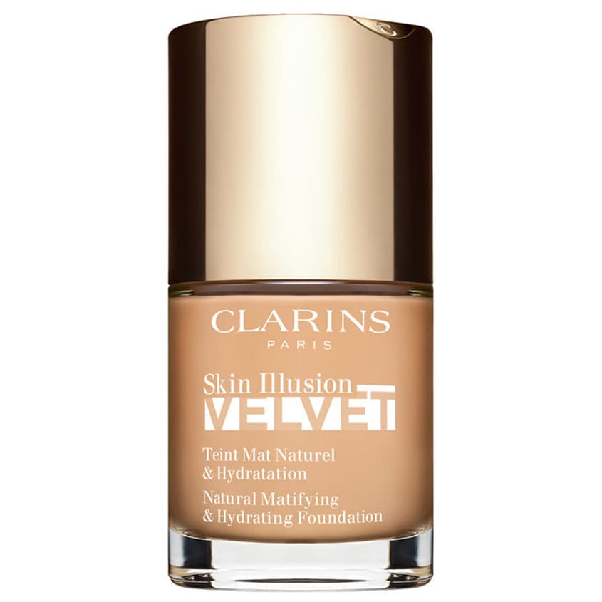 CLARINS كريم أساس Skin Illusion Velvet غير لامع ومرطب – صورة 5
