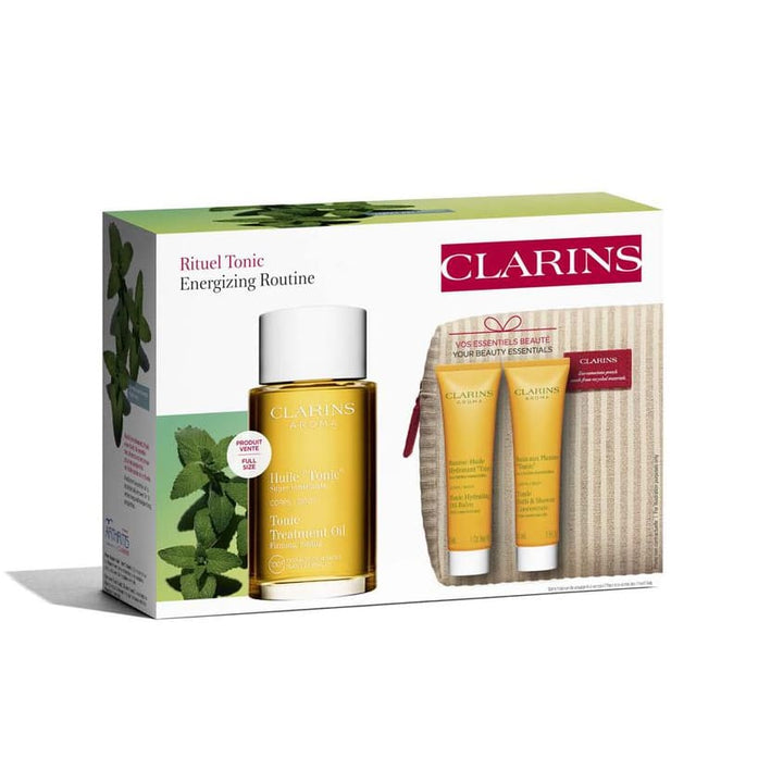 SET (BODY TONIC OIL 100 ML + BATH GEL 30 ML + BAUME 30 ML + CASE)