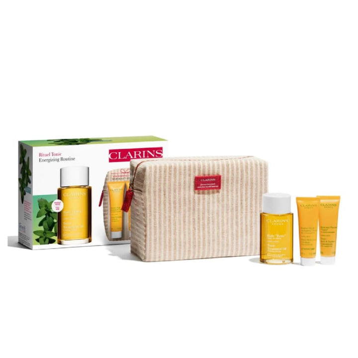 SET (BODY TONIC OIL 100 ML + BATH GEL 30 ML + BAUME 30 ML + CASE)