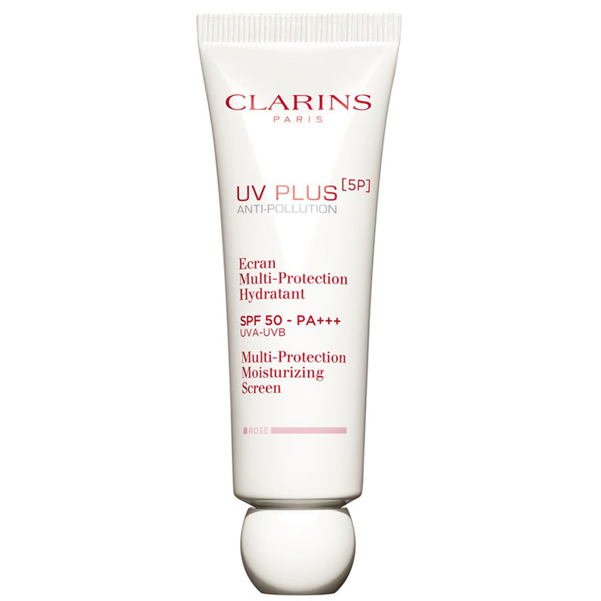 CLARINS واقي الشمس المرطب برائحة الورد بعامل حماية من الشمس 50 ومضاد للتلوث من الأشعة فوق البنفسجية – شراء أونلاين