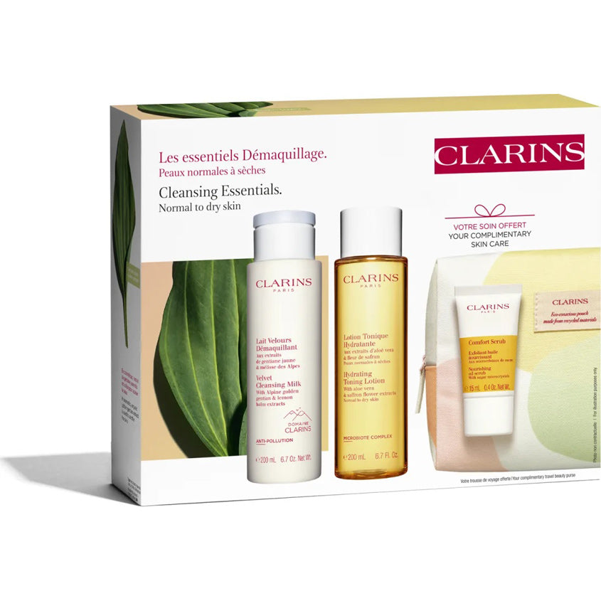 SET(VELVET CLEANSING 200ML+HYDRATING LOTION 200ML+COMFORT SCRUB 15ML+CLEANSING PURSE)