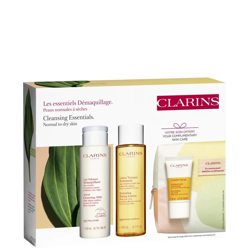 CLARINS أساسيات التنظيف للبشرة العادية إلى الجافة