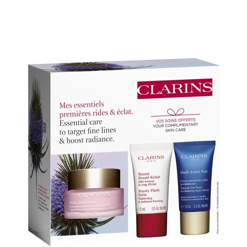 CLARINS أساسيات الخطوط الدقيقة والإشراق