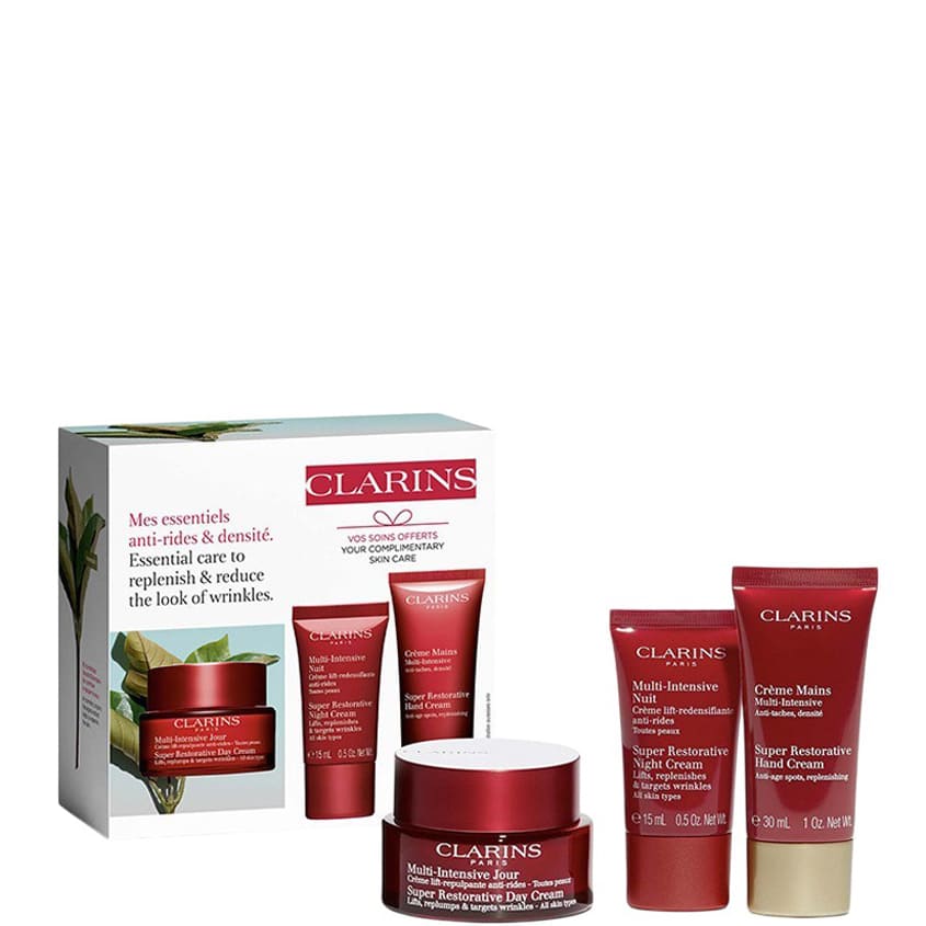 CLARINS أساسياتي لمكافحة التجاعيد وشد البشرة