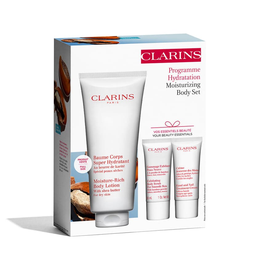 SET(BODY LOTION 200ML+BODY SCRUB FOR SMOOTH SKIN 30ML+HAND AND NAIL TREATMENT CREAM 30ML)