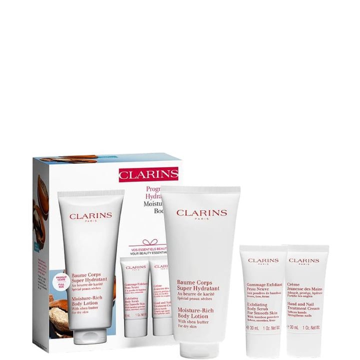 SET(BODY LOTION 200ML+BODY SCRUB FOR SMOOTH SKIN 30ML+HAND AND NAIL TREATMENT CREAM 30ML)