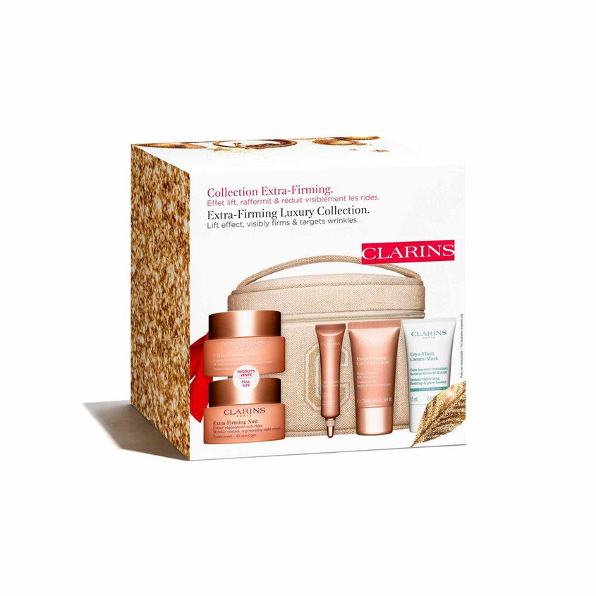 CLARINS مجموعة فاخرة لتعزيز ثبات البشرة – توصيل مجاني