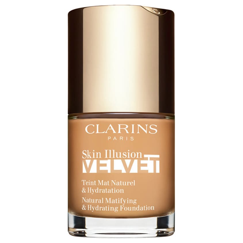CLARINS كريم أساس Skin Illusion Velvet غير لامع ومرطب – شراء أونلاين