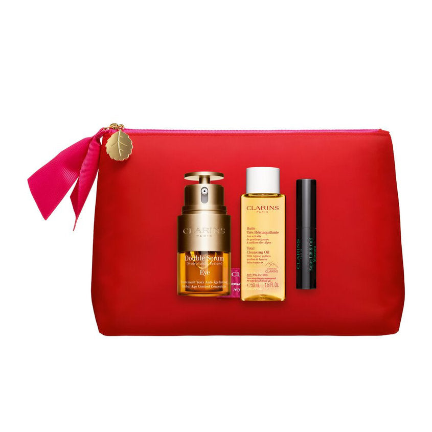 CLARINS مجموعة سيروم العيون المزدوج