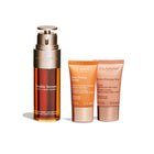 CLARINS مجموعة المصل المزدوج ومجموعة شد البشرة الإضافي – متجر إلكتروني