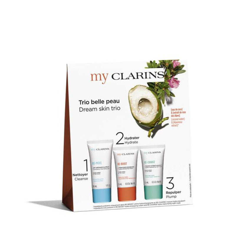 MY CLARINS THE BEAUTIFUL SKIN TRIO SET